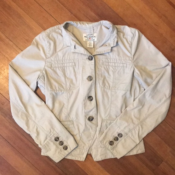 Ralph Lauren Polo Jeans Co. Light Beige Jacket - Picture 1 of 8